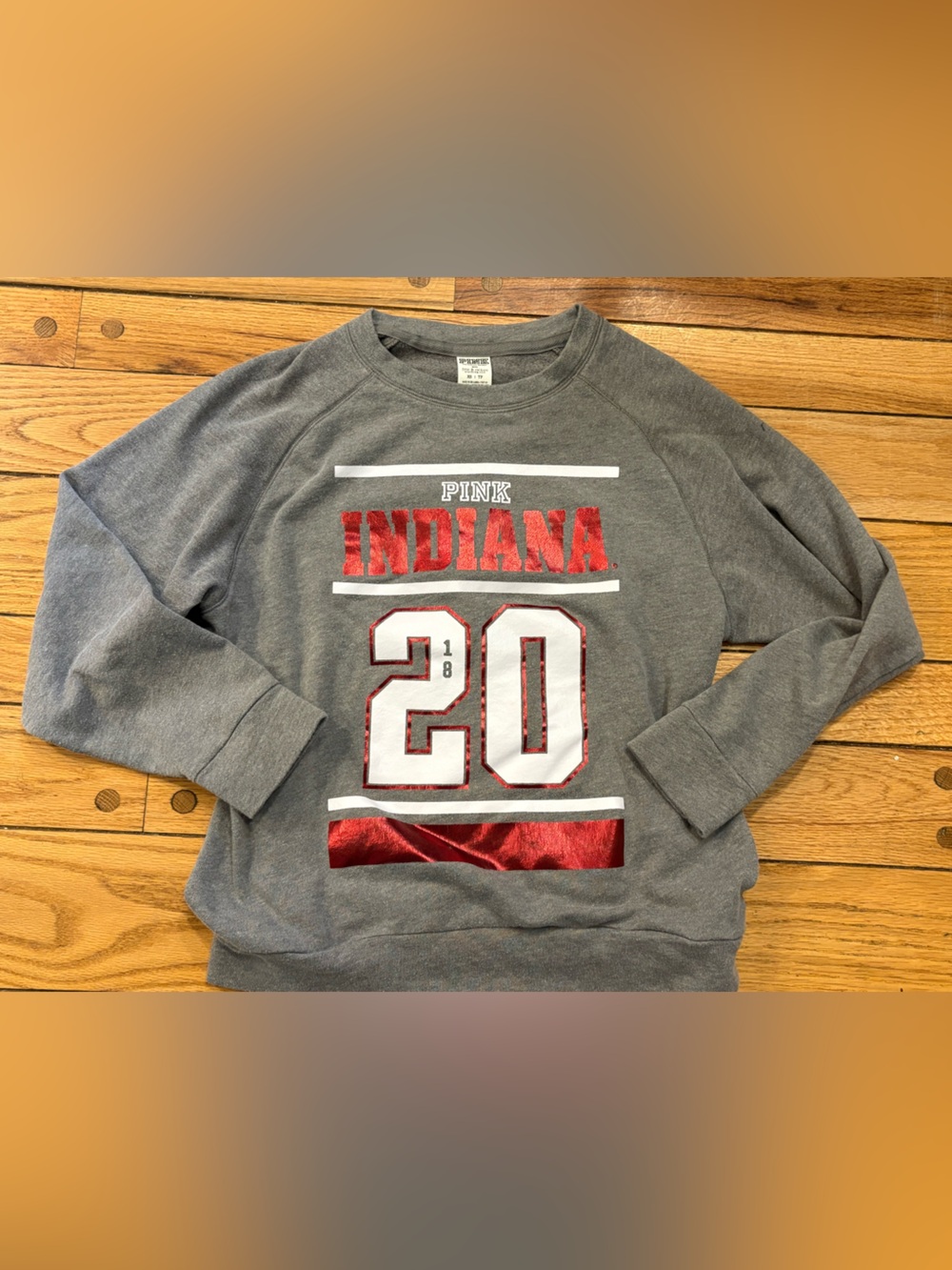 PINK Victoria's Secret Hoosiers IU tailgate Sweatshirt XS small